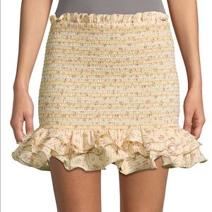 Petersyn Barrett Ruffle Miniskirt